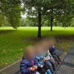 Kinder der Däumelinchen Kindertagesplege in Essen Hesingen sind unterwegs