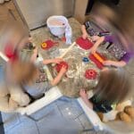 Basteln bei Däumelinchen Kindertagesplege in Essen